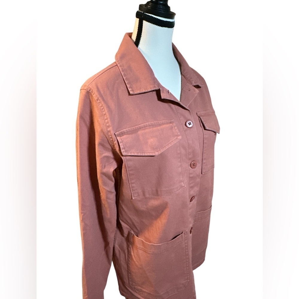 Sanctuary Dusty Pink Utility Jacket with Classic Design - Picture 4 of 6